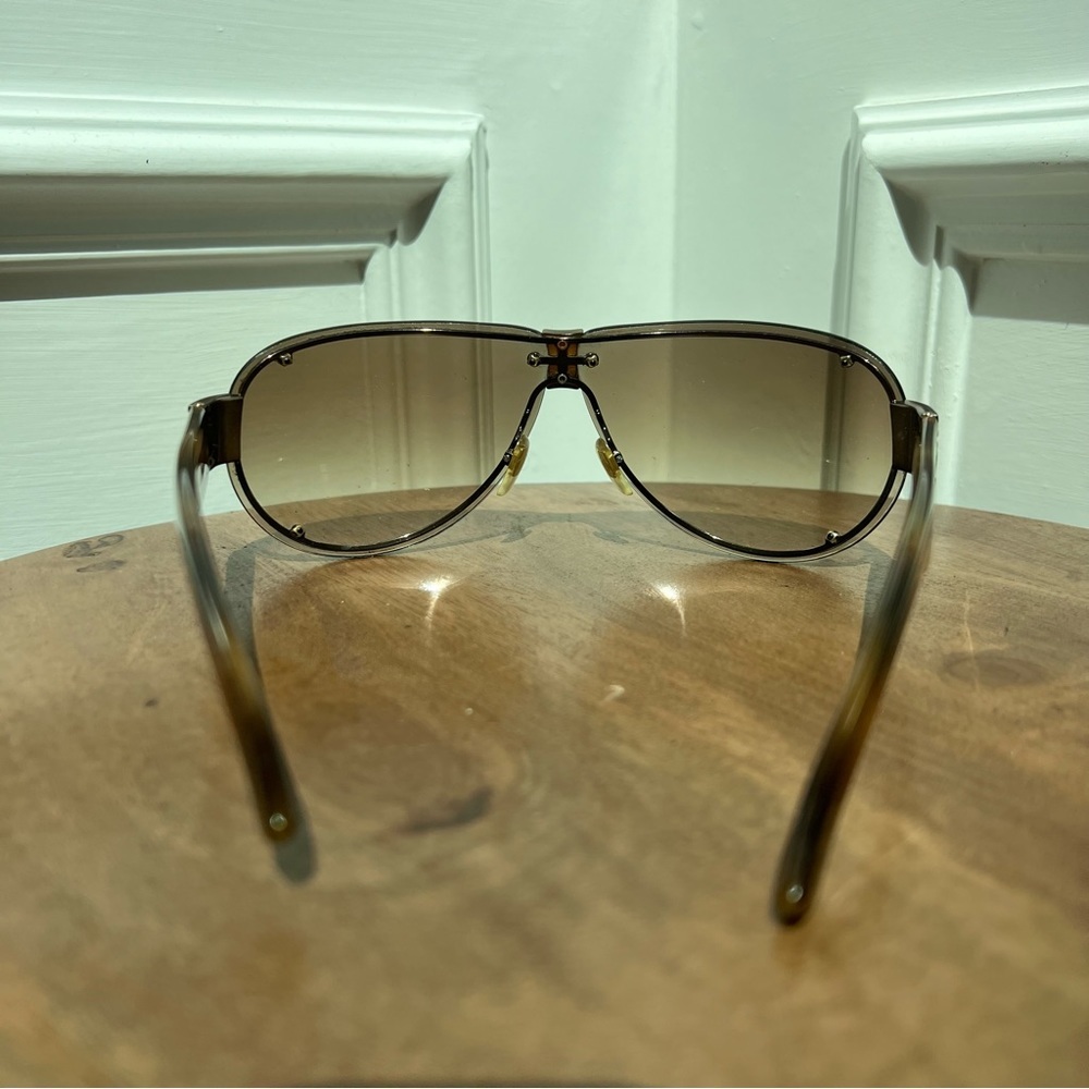 GUCCI Vintage Small Aviator Oval Sunglasses - Picture 5 of 7